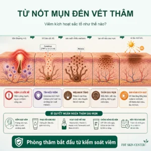 Infographic từ nốt mụn đến vết thâm