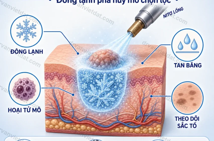 Infographic áp lạnh da liễu