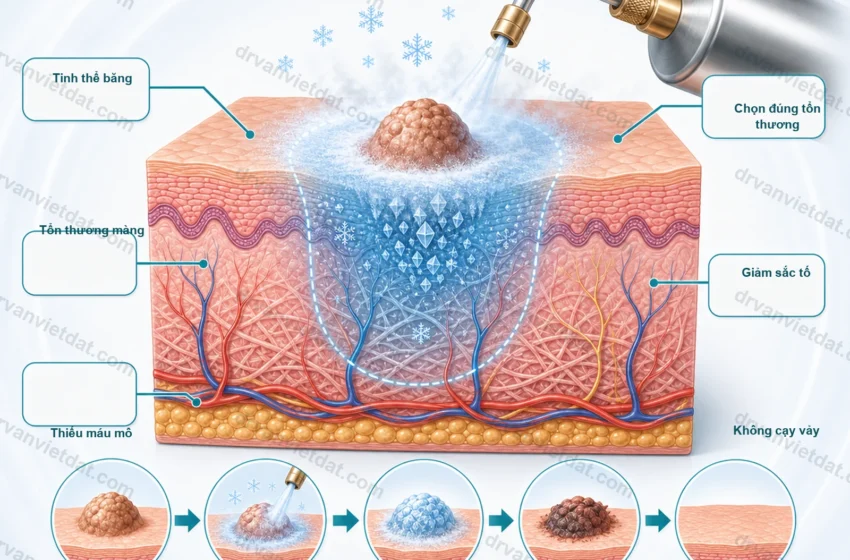  Cryotherapy 2: Áp lạnh trong da liễu thẩm mỹ – kiểm soát độ sâu và lựa chọn tổn thương