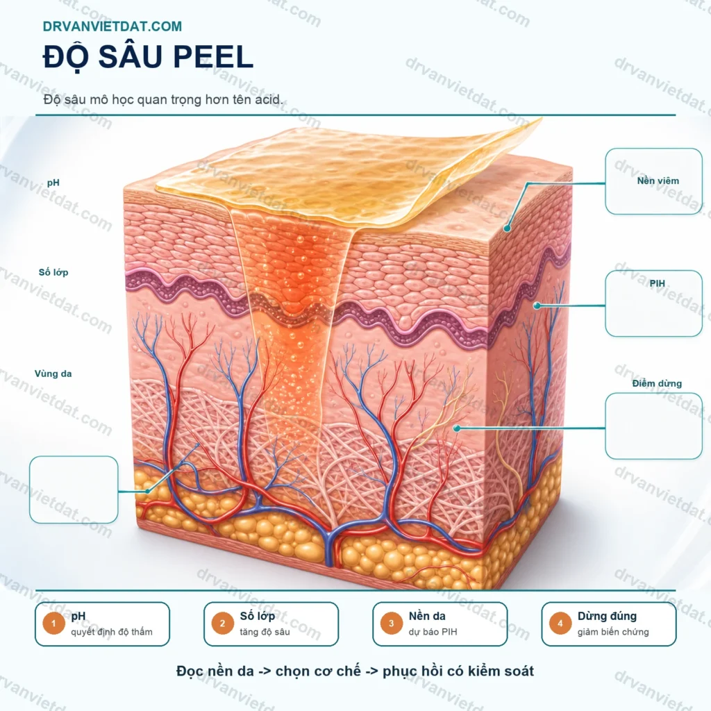 Retinoic acid peel 1: Peel bằng retinoid khác gì bôi retinoid hằng ngày? - thumbnail designinfographic