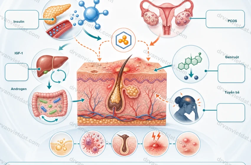 Metformin và mụn trứng cá: vai trò chuyển hóa trong một số nhóm bệnh nhân - thumbnail designinfographic