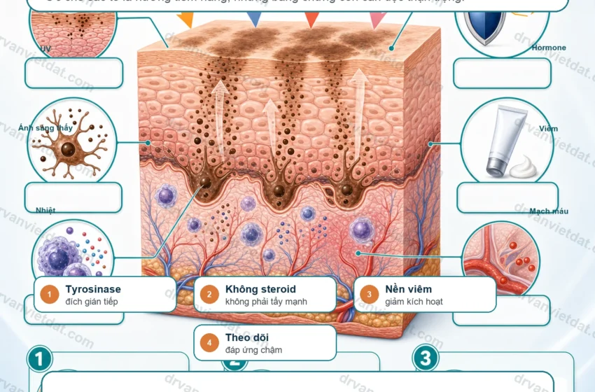  Methimazole bôi trong nám: hoạt chất tiềm năng nhưng cần hiểu đúng bằng chứng
