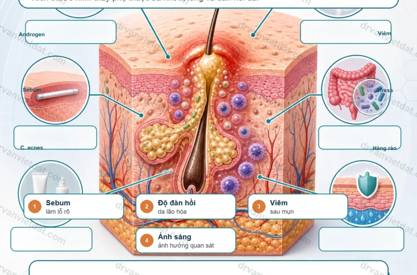  Lỗ chân lông to: cơ chế, thuốc bôi và kỳ vọng cải thiện thực tế