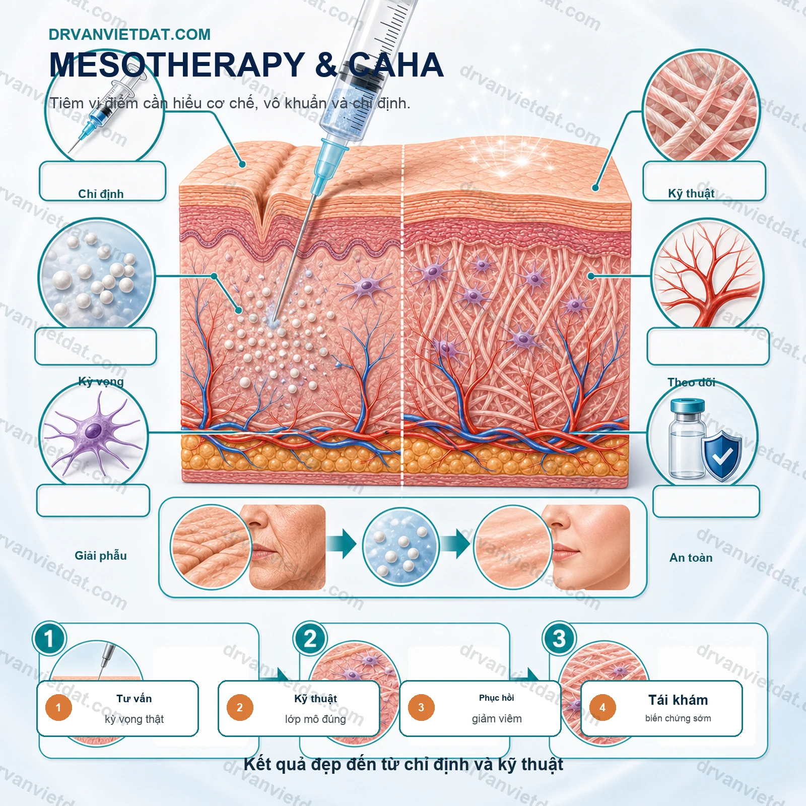 Mesotherapy và chất kích thích sinh học: hiểu đúng trước khi trẻ hóa da
