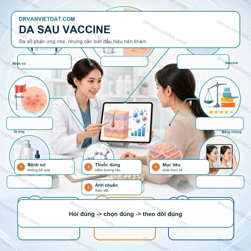 Phản ứng da sau vaccine: khi nào chỉ cần theo dõi, khi nào nên khám?