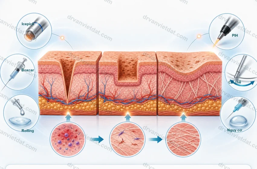  Phần 98: Sẹo mụn: cách xây dựng kế hoạch điều trị an toàn và có thứ tự