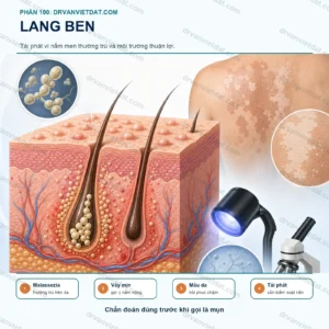 Phần 100: Lang ben: vì sao dễ tái phát và chăm sóc da sau điều trị thế nào?