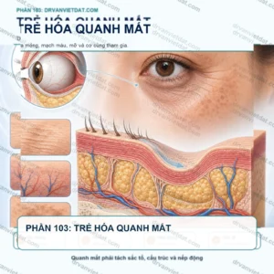 Phần 103: Trẻ hóa vùng quanh mắt: vì sao cần phối hợp nhiều phương pháp?