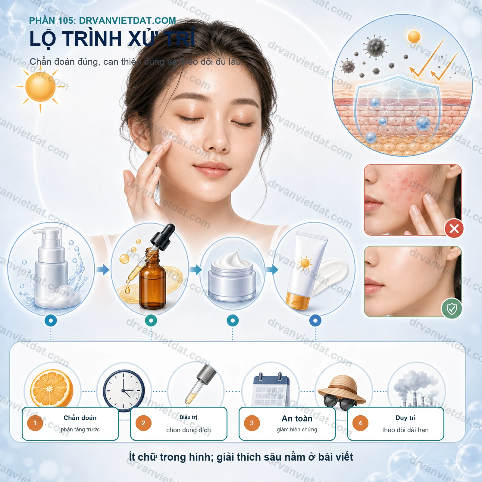 Phần 105: Vitamin C dạng ampoule: ổn định, tiện lợi và cách dùng trên da thật