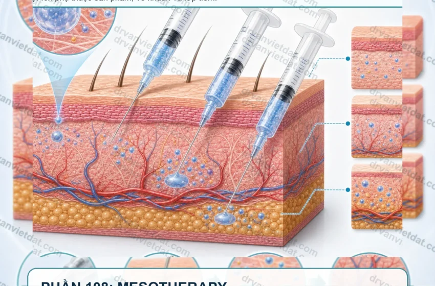 Phần 108: Mesotherapy: lợi ích, biến chứng và những nguyên tắc an toàn cần biết