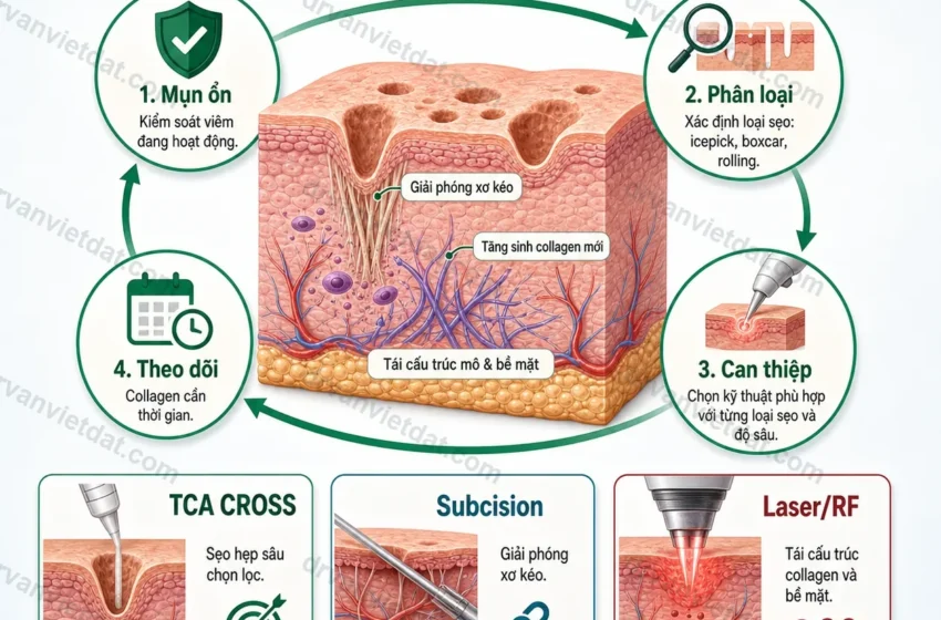  HA, PRP và chất kích thích collagen trong sẹo mụn: kỳ vọng thực tế ra sao? (phần nền tảng)