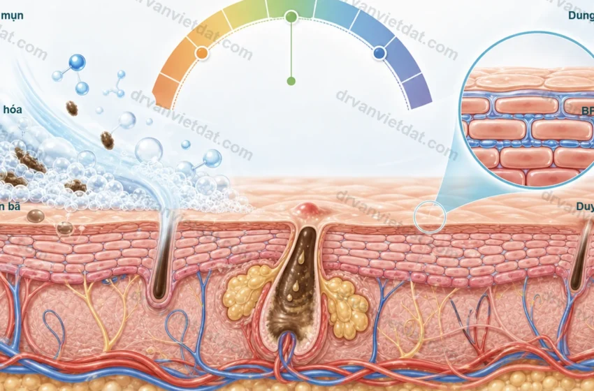 Adapalene và tretinoin: chọn retinoid trị mụn theo nền da nào?