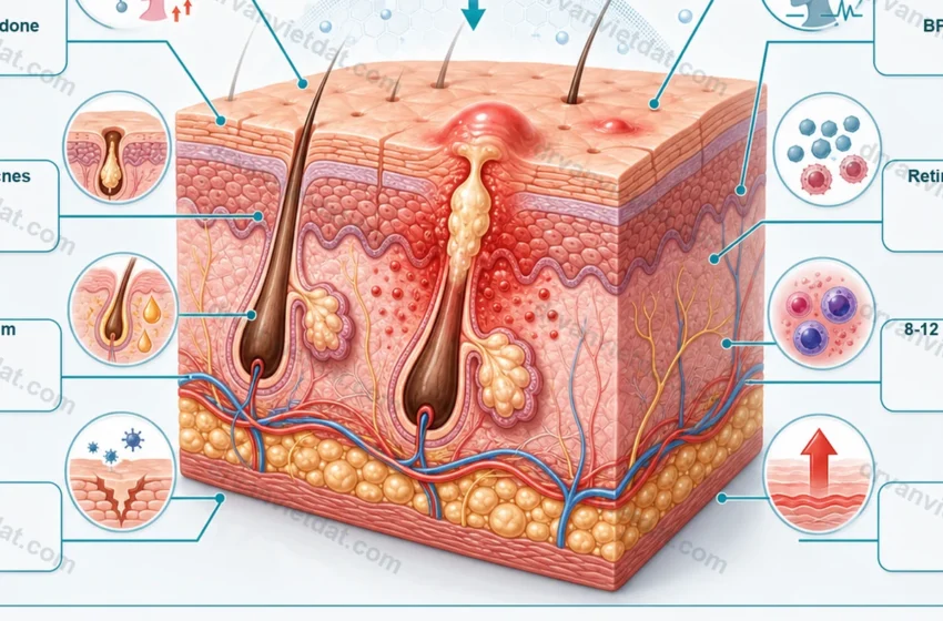 Điều trị mụn theo guideline: cách đọc khuyến cáo để áp dụng cho từng người