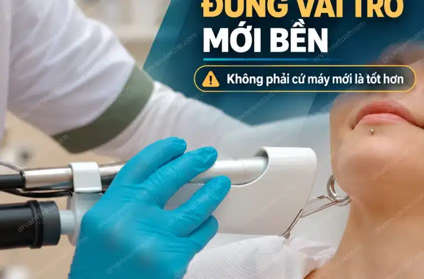 Hình minh họa quy trình laser vùng mặt tại cơ sở y khoa